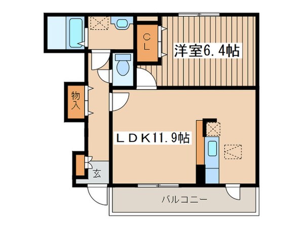 ハイキャッスルⅡの物件間取画像